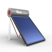 Calpak Mark 5 Ηλιακός Θερμοσίφωνας 160 λίτρων Glass Διπλής Ενέργειας με 2.1τμ Συλλέκτη